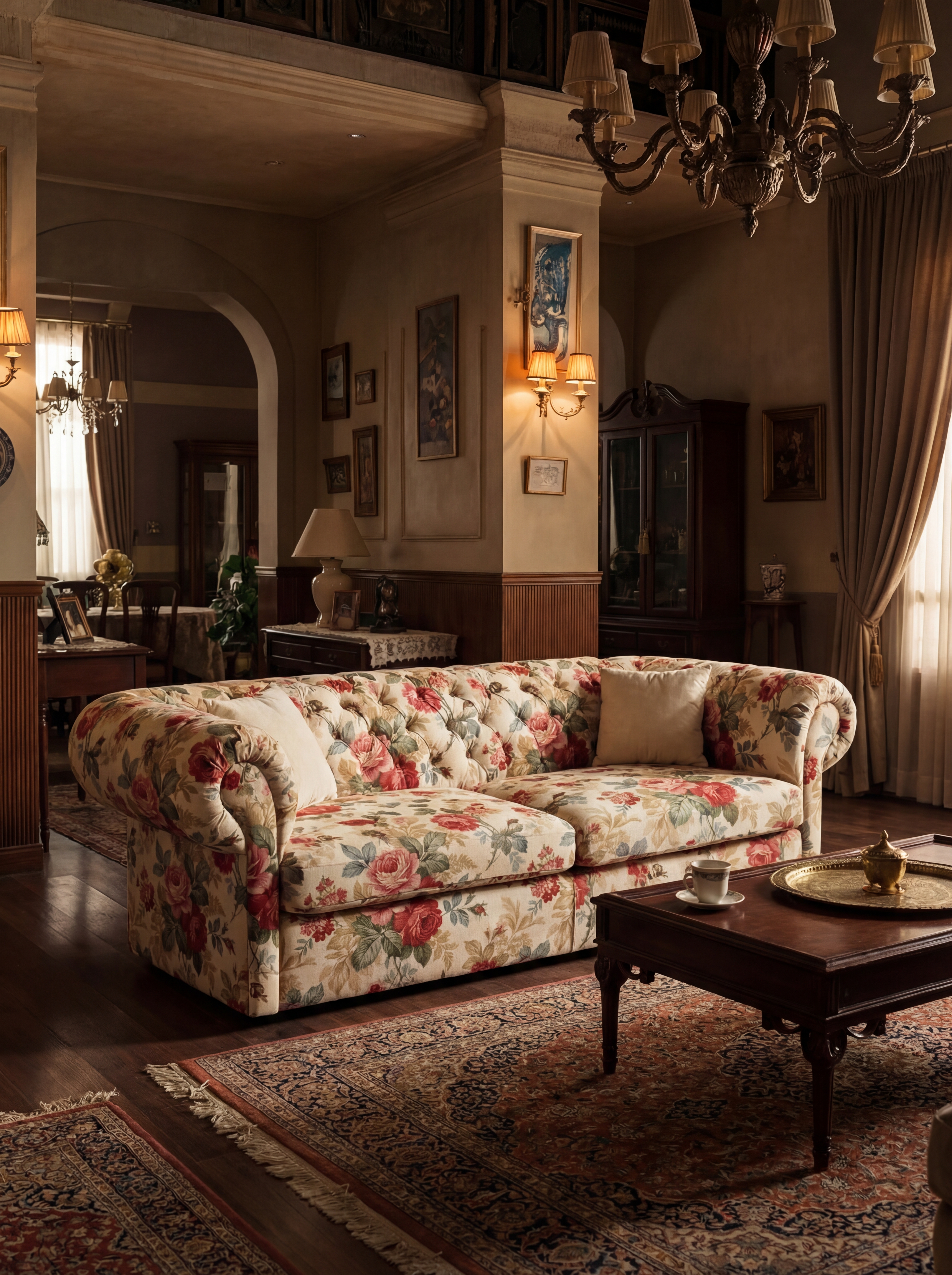 Chester Floral Sofa