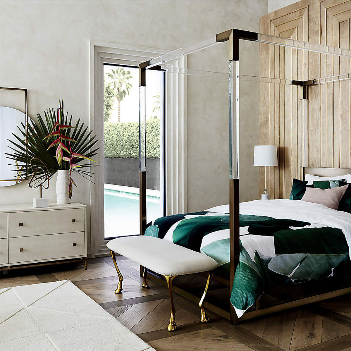 Shagreen Ivory Drawer Dresser