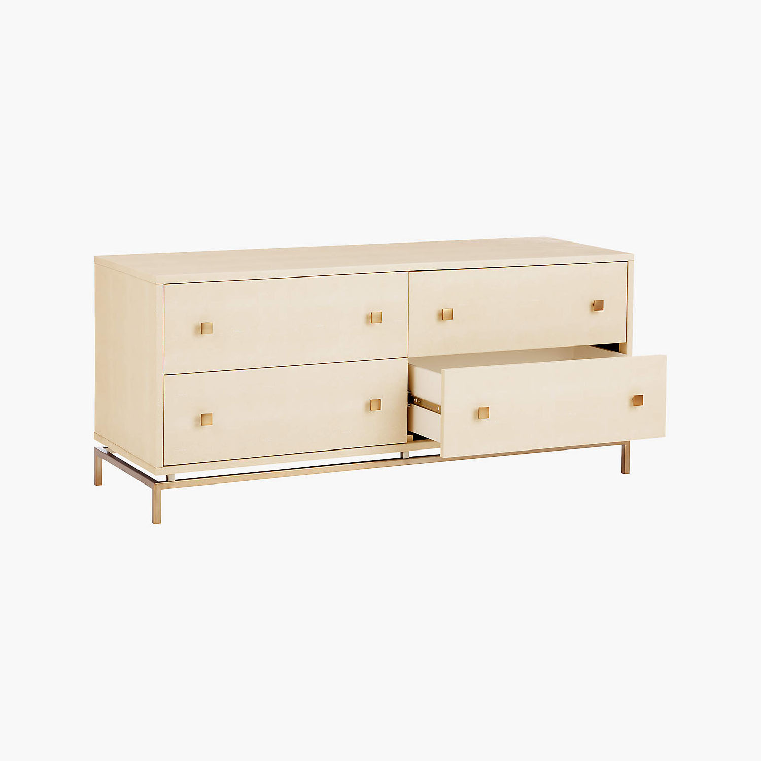 Shagreen Ivory Drawer Dresser