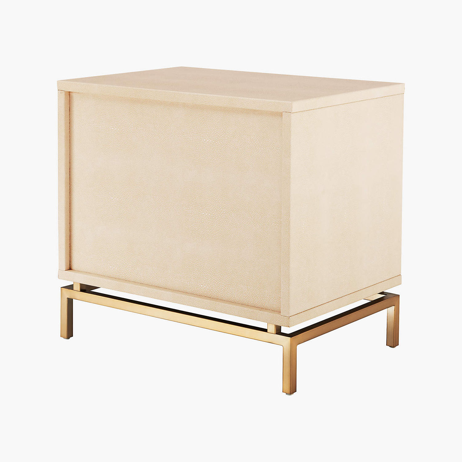 Shagreen Ivory Nightstand
