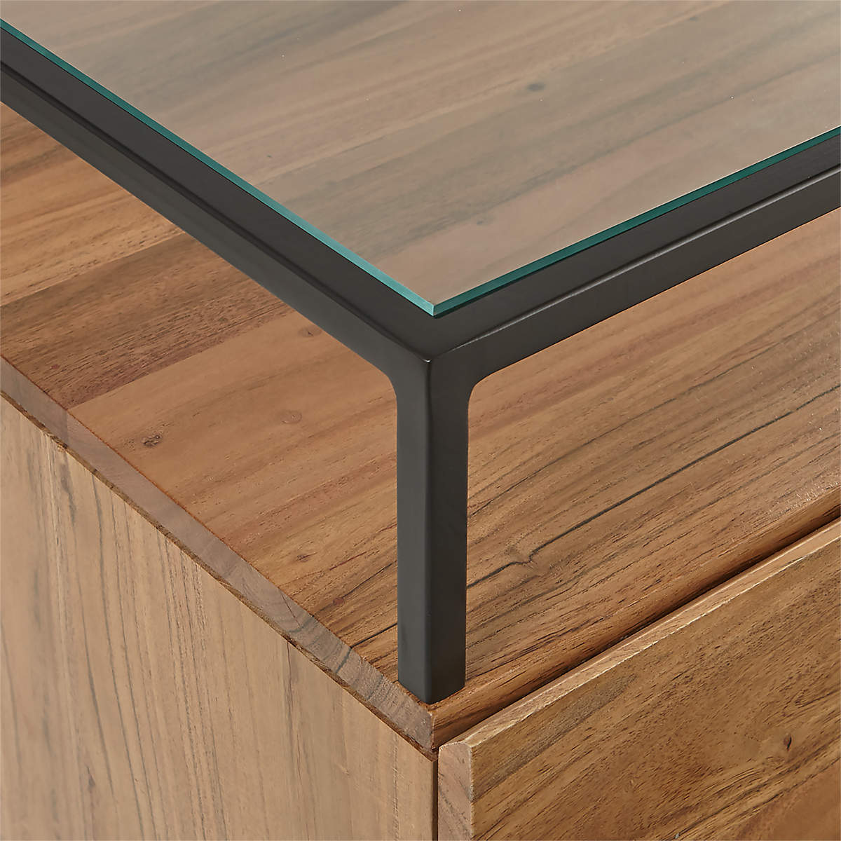 Lawson Drawer Dresser with Glass Top