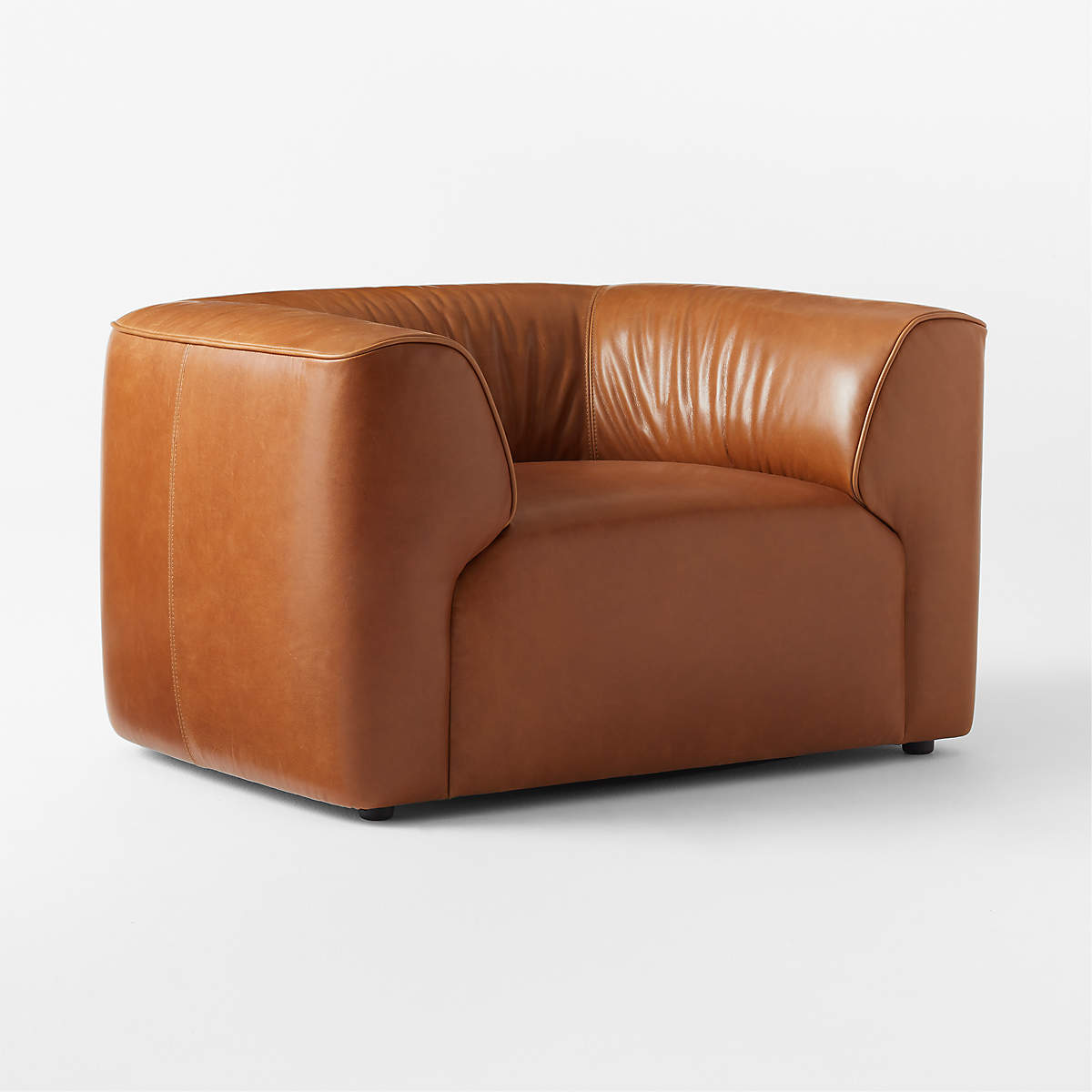 Rodez Saddle Leather Chair by Evan Jerry