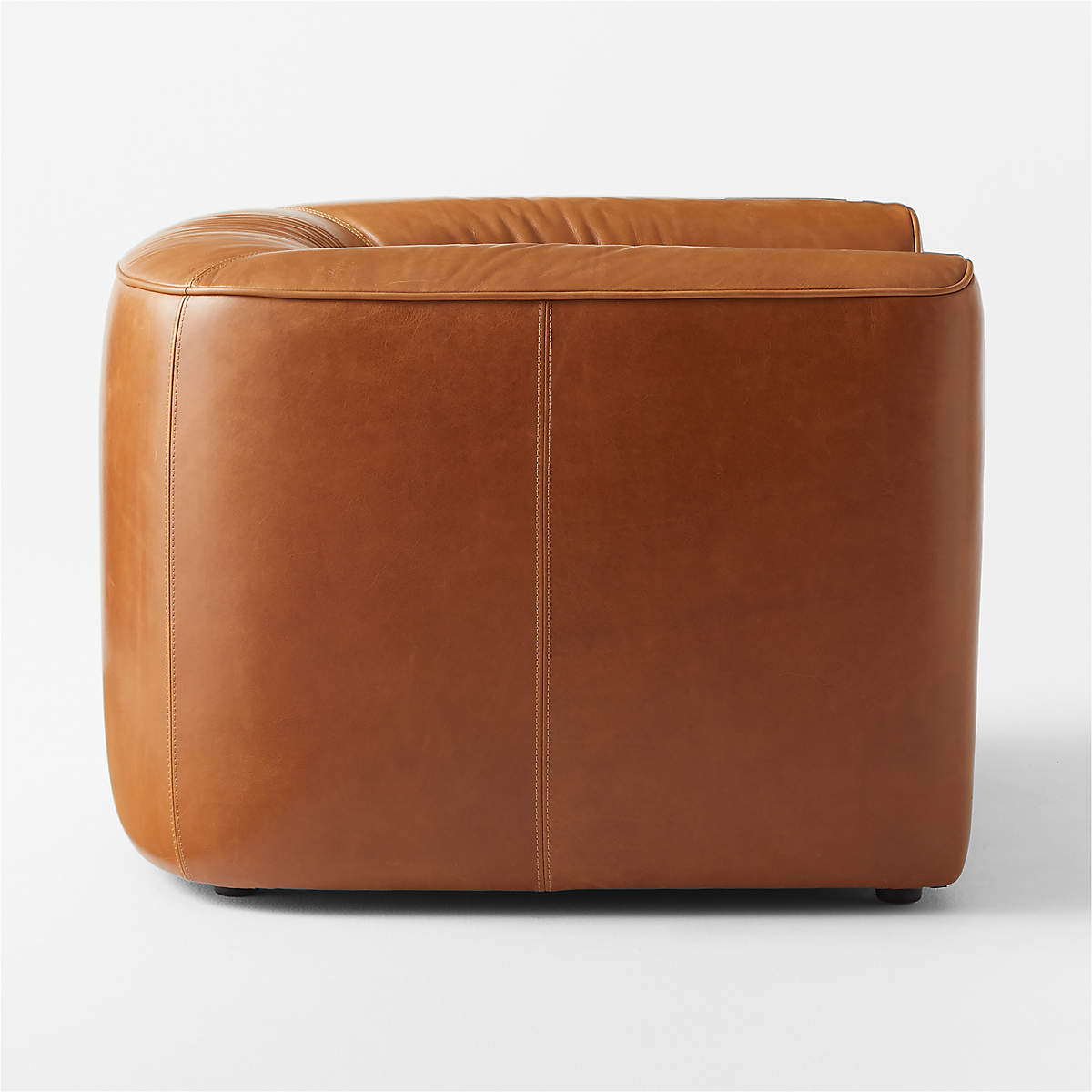 Rodez Saddle Leather Chair by Evan Jerry