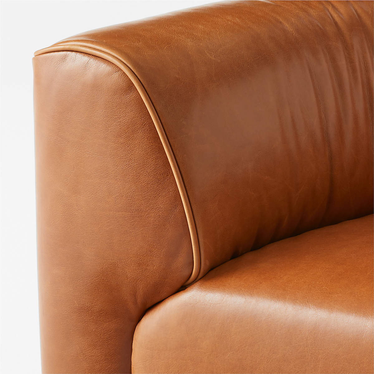 Rodez Saddle Leather Chair by Evan Jerry
