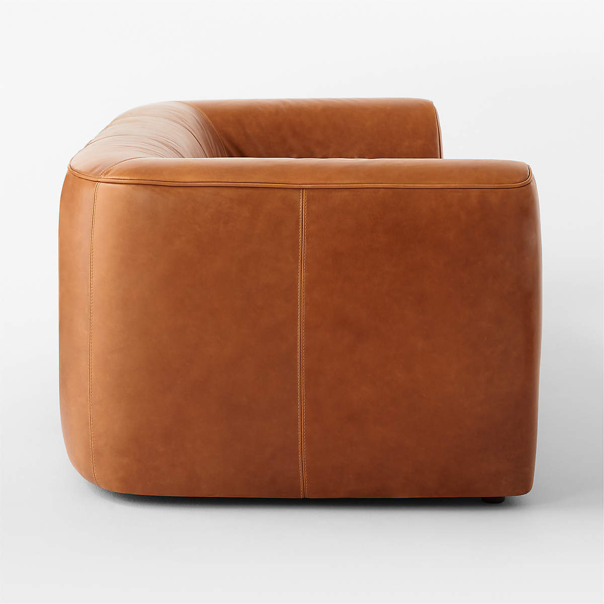 Rodez Saddle Leather Sofa by Evan Jerry