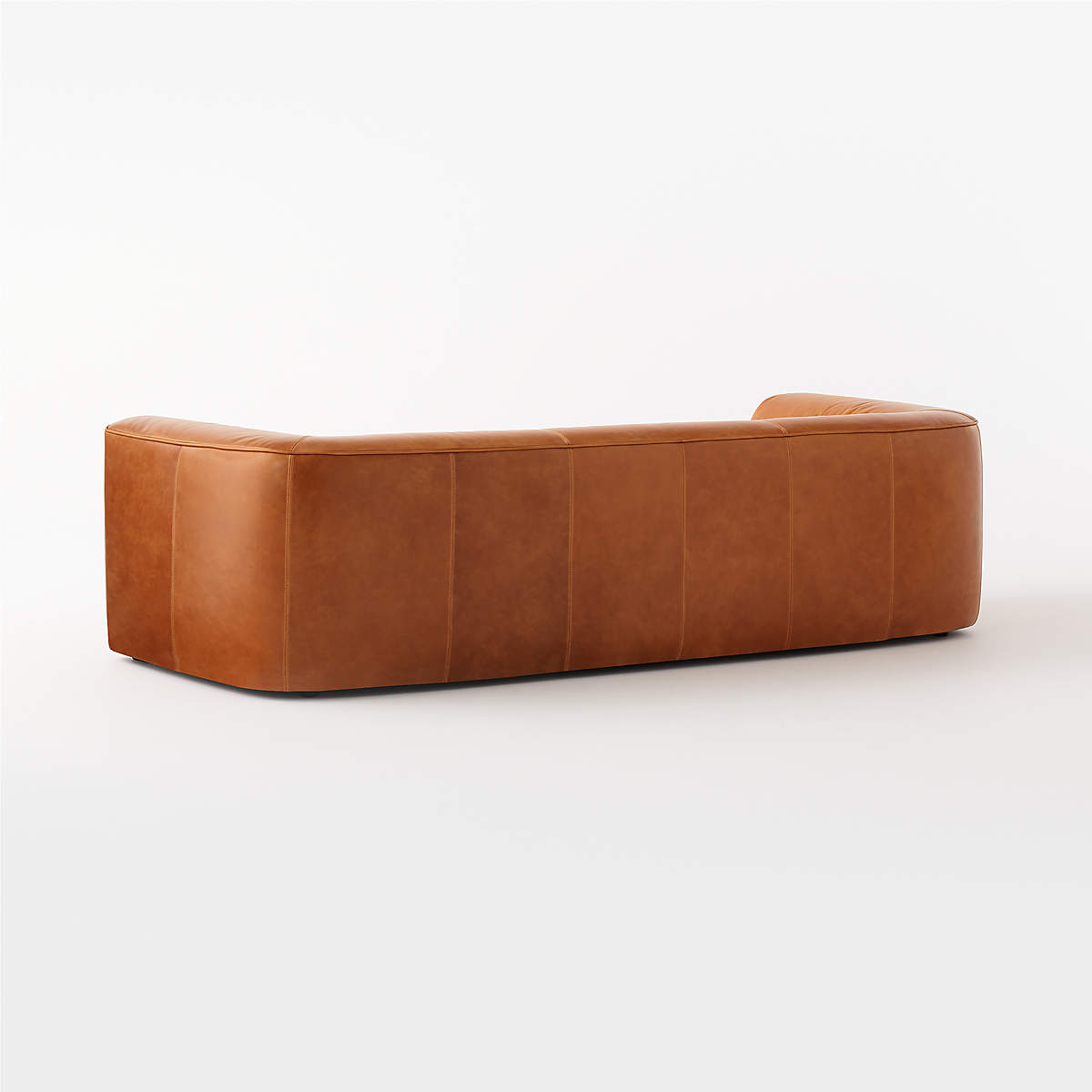 Rodez Saddle Leather Sofa by Evan Jerry