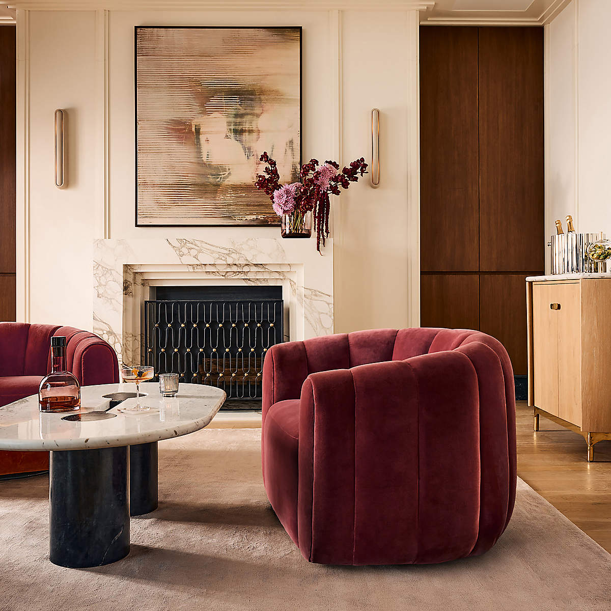 Liguira Marble Coffee Table by Gianfranco Frattini