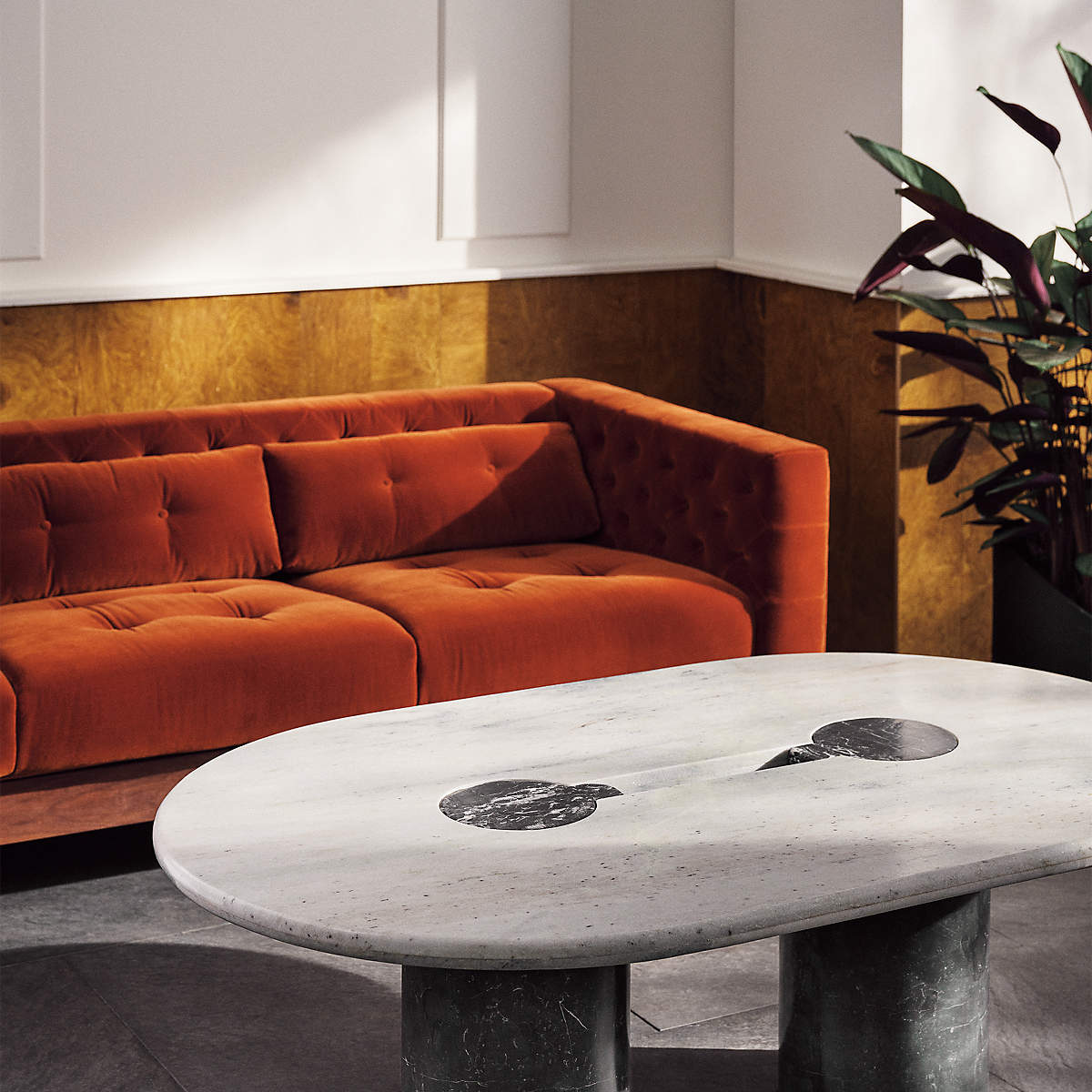 Liguira Marble Coffee Table by Gianfranco Frattini