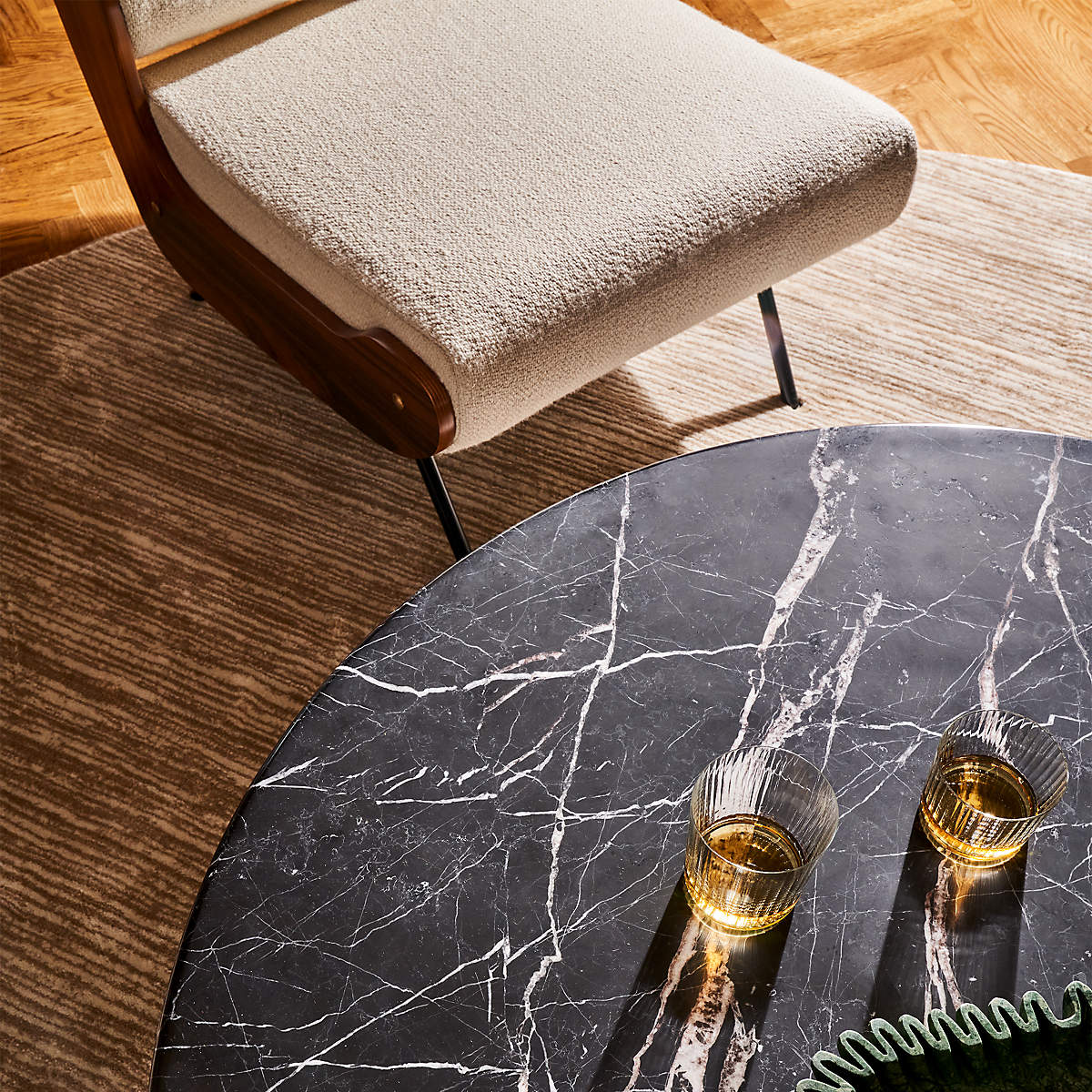 Meda Ivory Lounge Chair by Gianfranco Frattini
