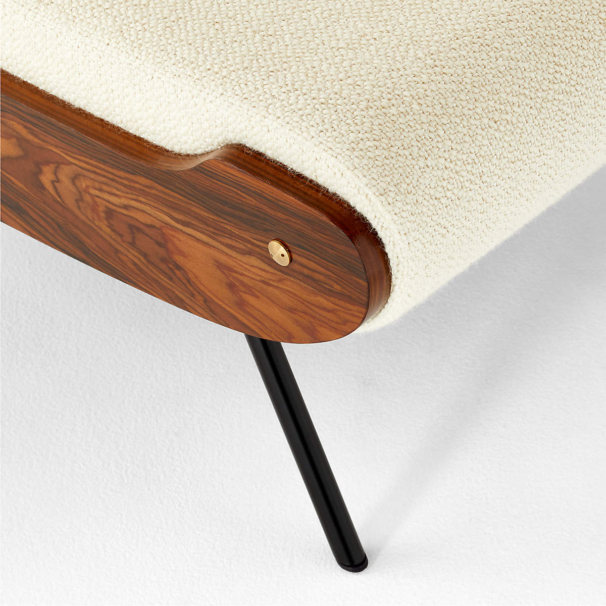 Meda Ivory Lounge Chair by Gianfranco Frattini
