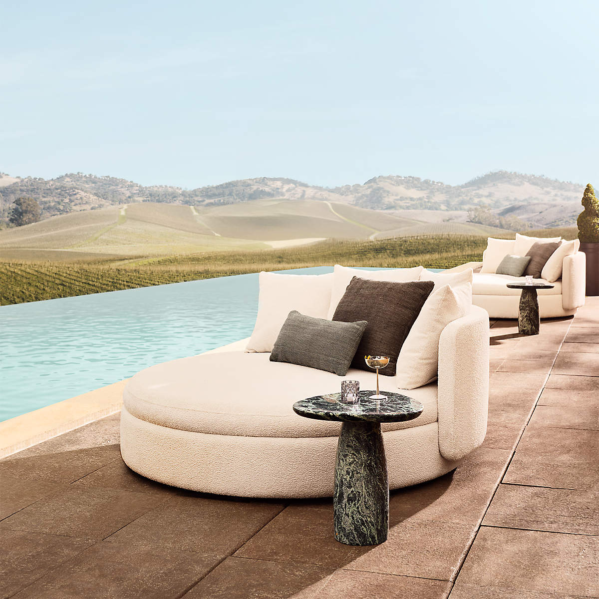 Lucie Outdoor Daybed by Goncalo Campos