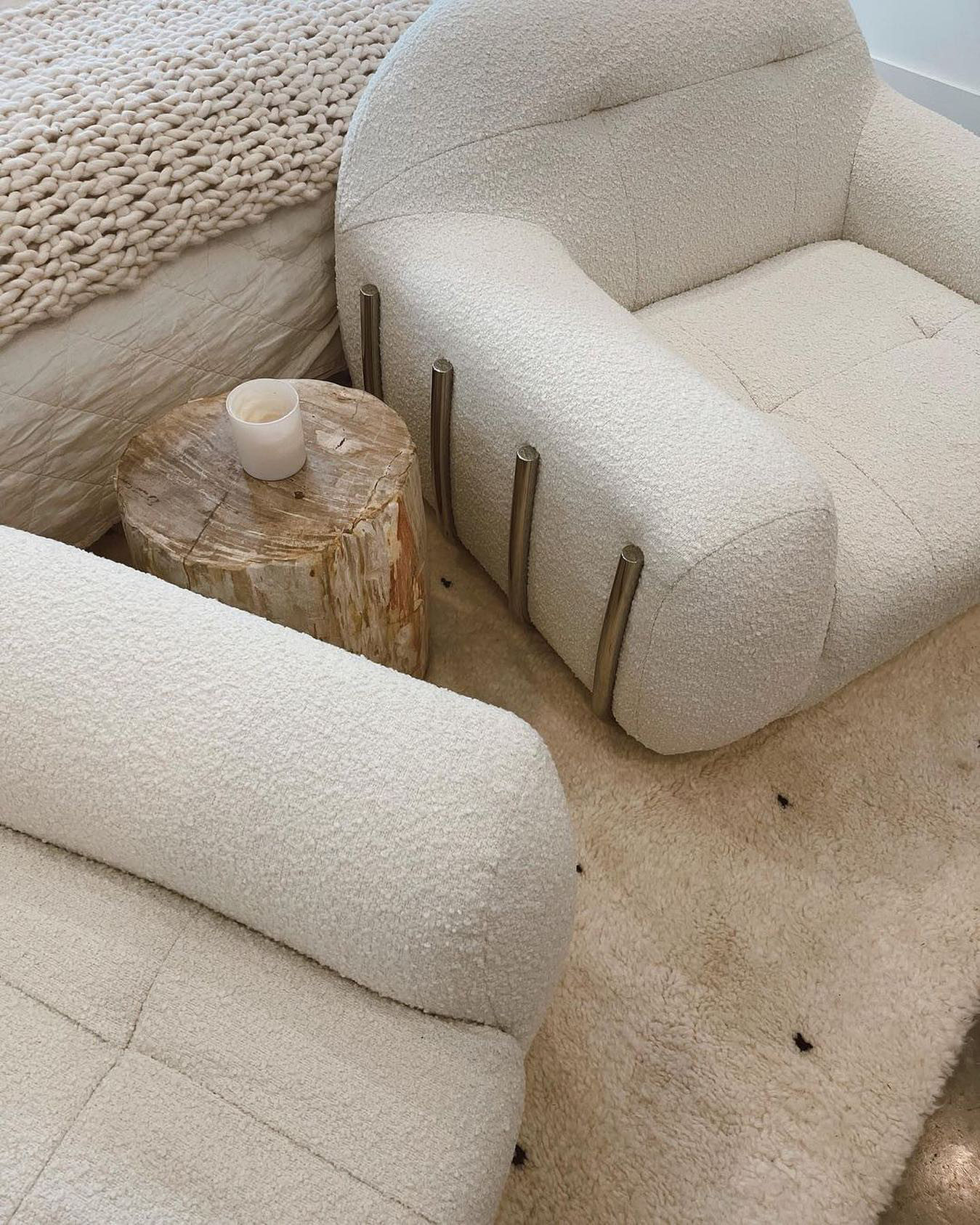 Brace Cream Chair by Jannis Ellenberger