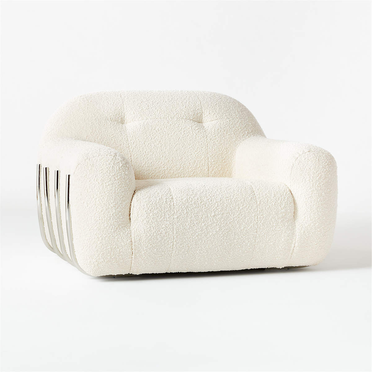 Brace Cream Chair by Jannis Ellenberger