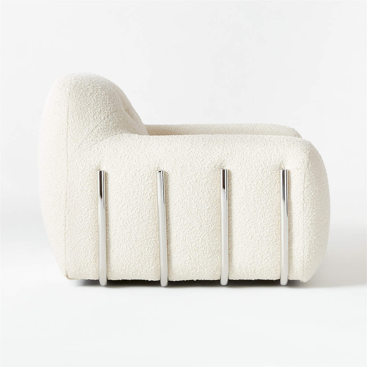 Brace Cream Chair by Jannis Ellenberger