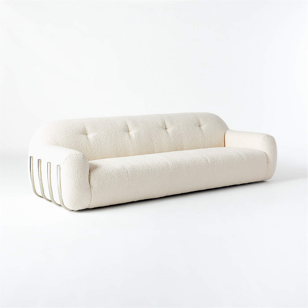 Brace Cream Sofa by Jannis Ellenberger