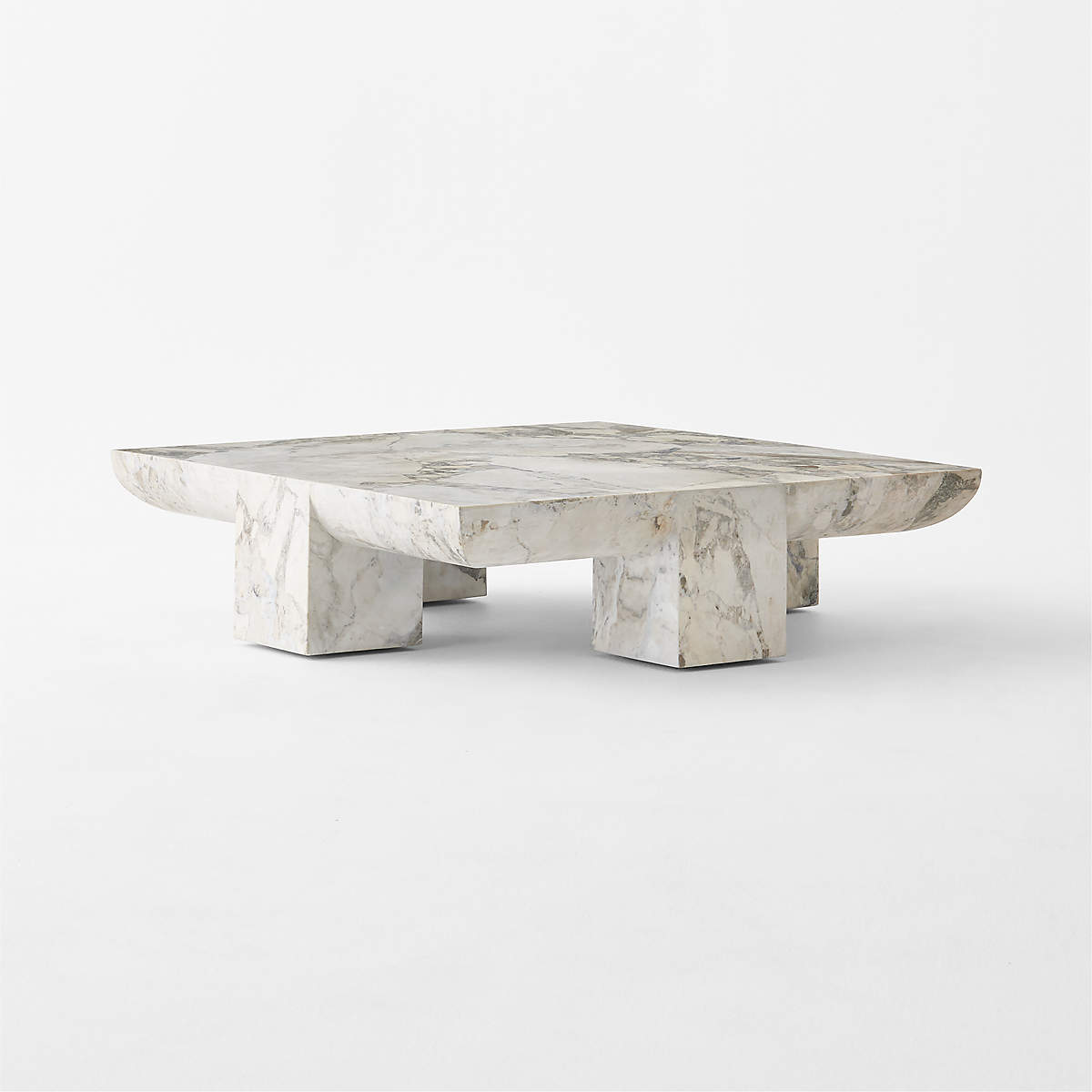 Marlo Marble Coffee Table by Jerome Byron