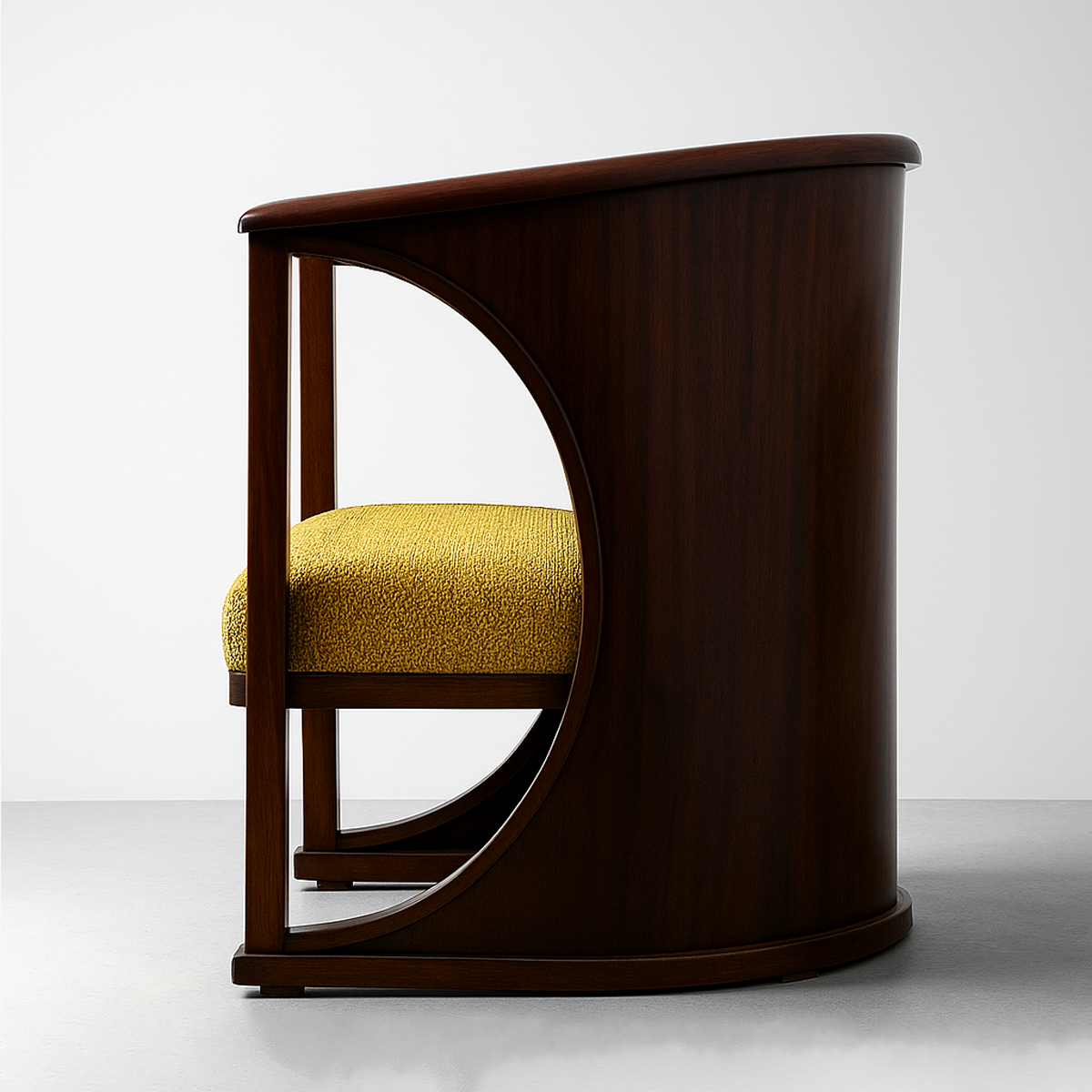 Half Moon Accent Chair by Josef Hoffmann