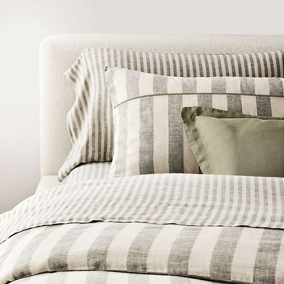 Tidal King Ivory Upholstered Bed