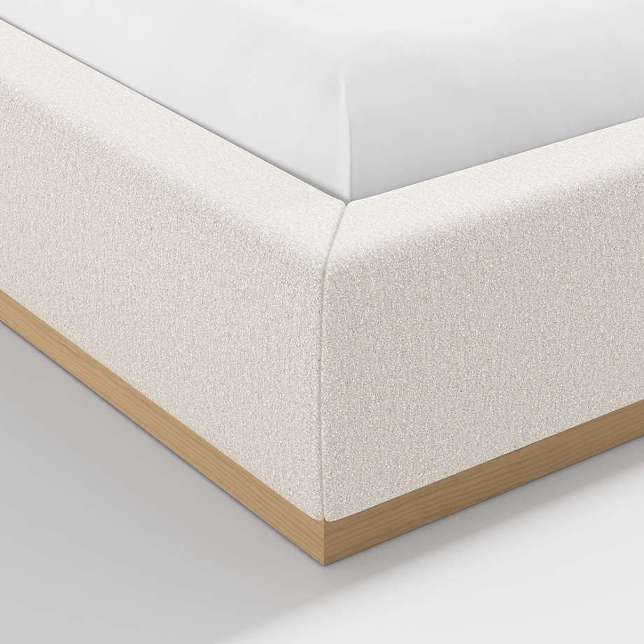 Tidal King Ivory Upholstered Bed