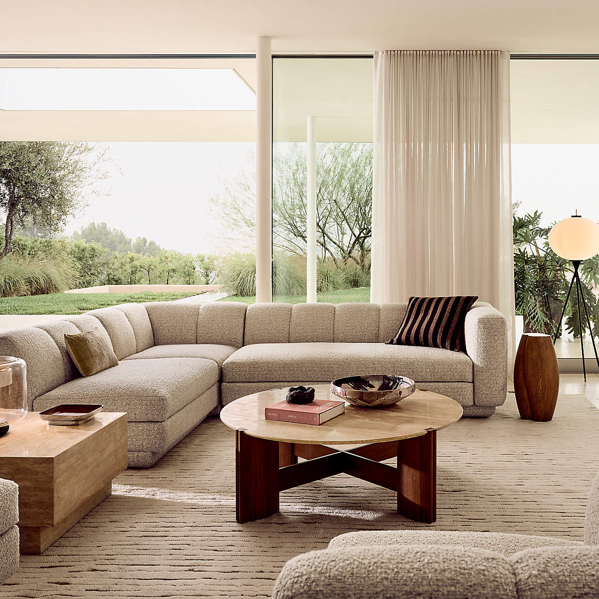 Yarrow L-Shape Sofa by Lawson Fenning