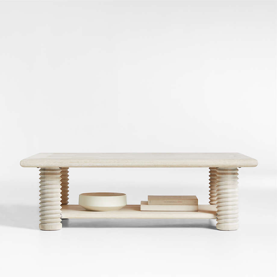 Temple Oak Coffee Table by Carolina Bianchini