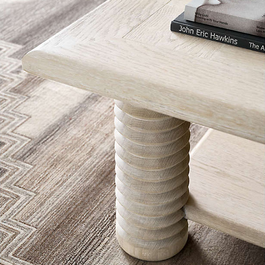 Temple Oak Coffee Table by Carolina Bianchini