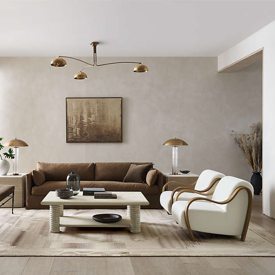 Temple Oak Coffee Table by Carolina Bianchini