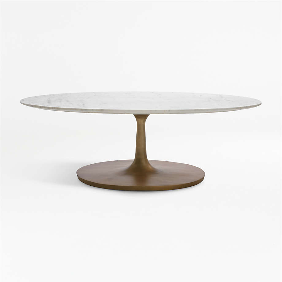 Wythe Brass Base Coffee Table