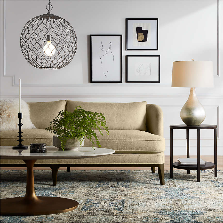 Wythe Brass Base Coffee Table