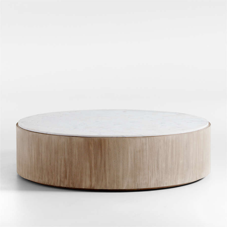 Troupe Round Marble Coffee Table