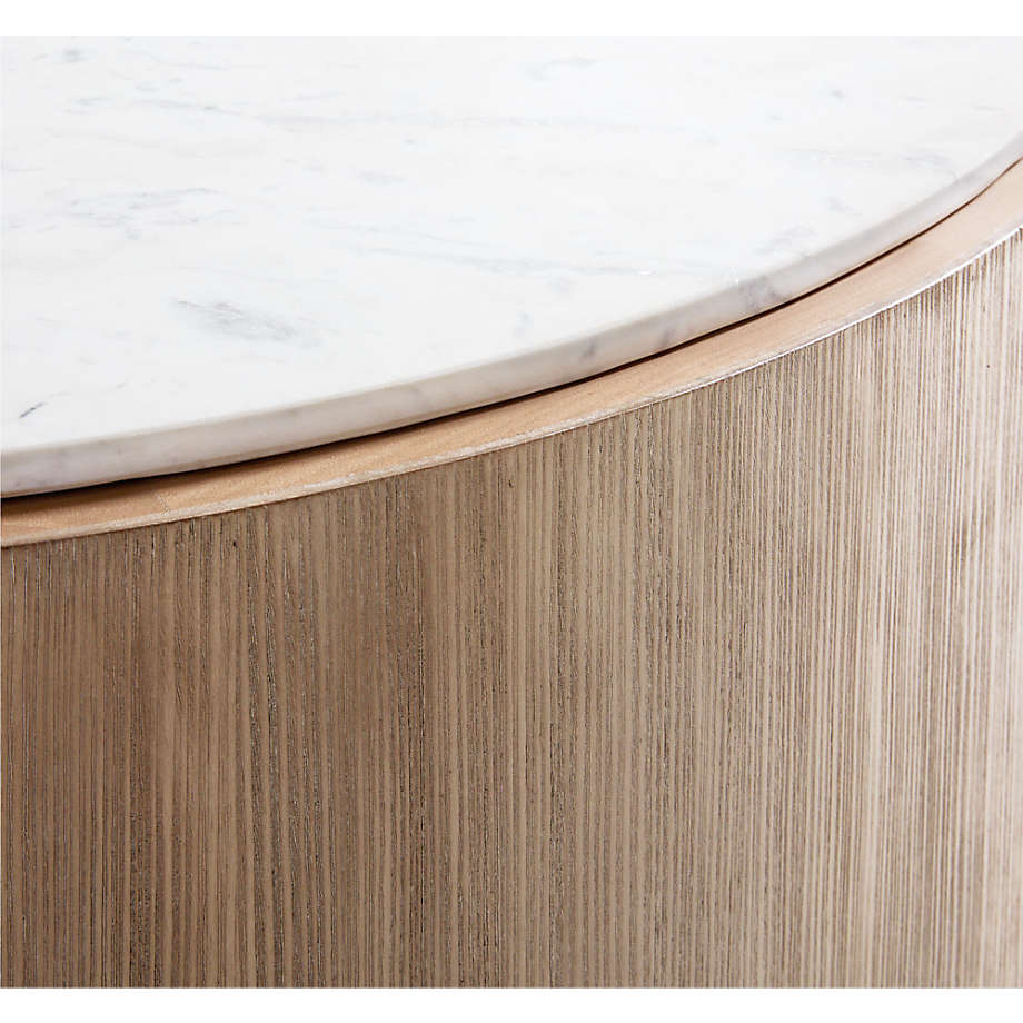 Troupe Round Marble Coffee Table