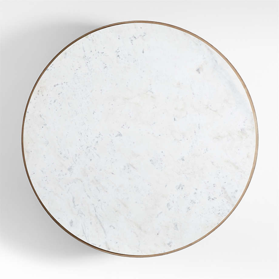 Troupe Round Marble Coffee Table