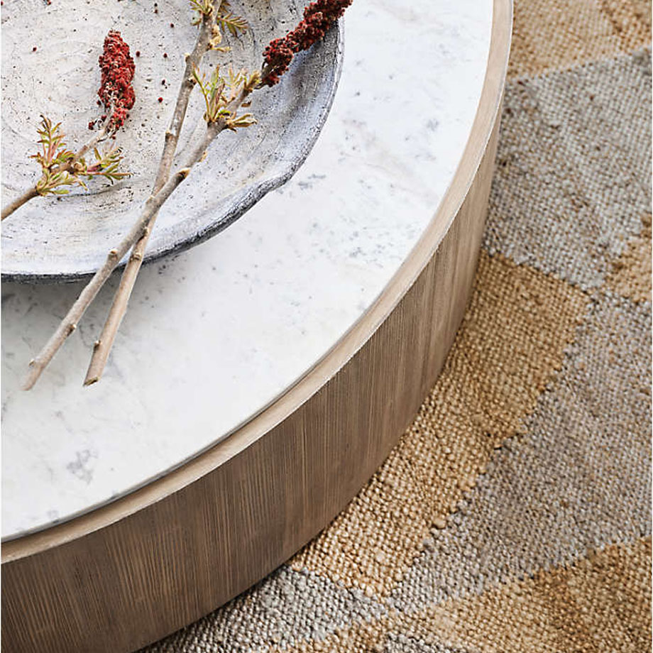 Troupe Round Marble Coffee Table