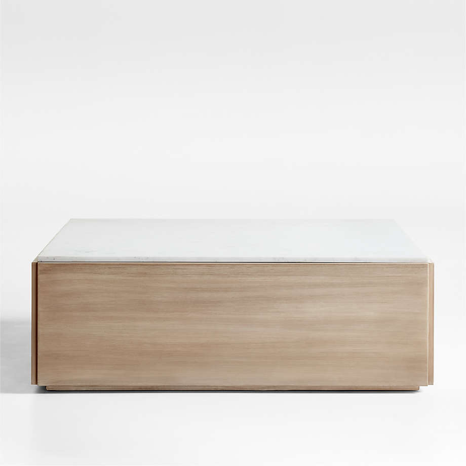 Troupe Square Marble Coffee Table
