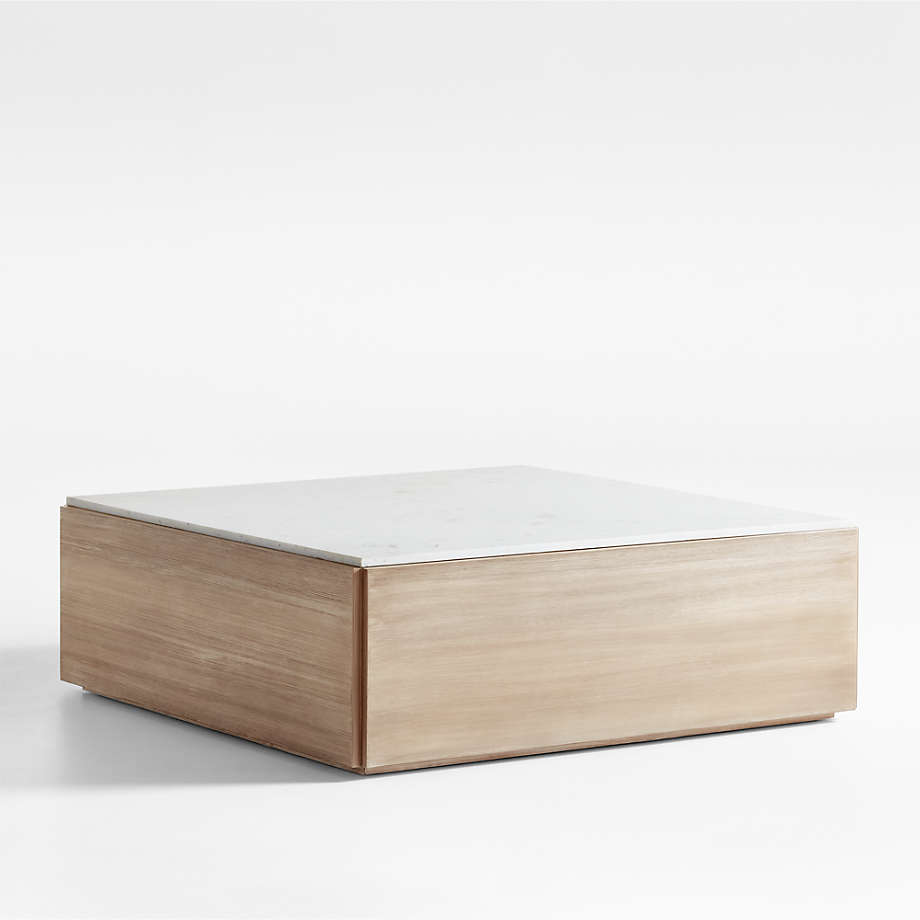 Troupe Square Marble Coffee Table