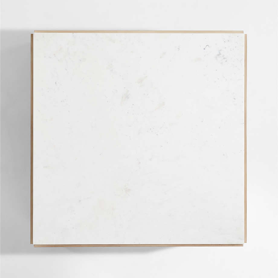 Troupe Square Marble Coffee Table