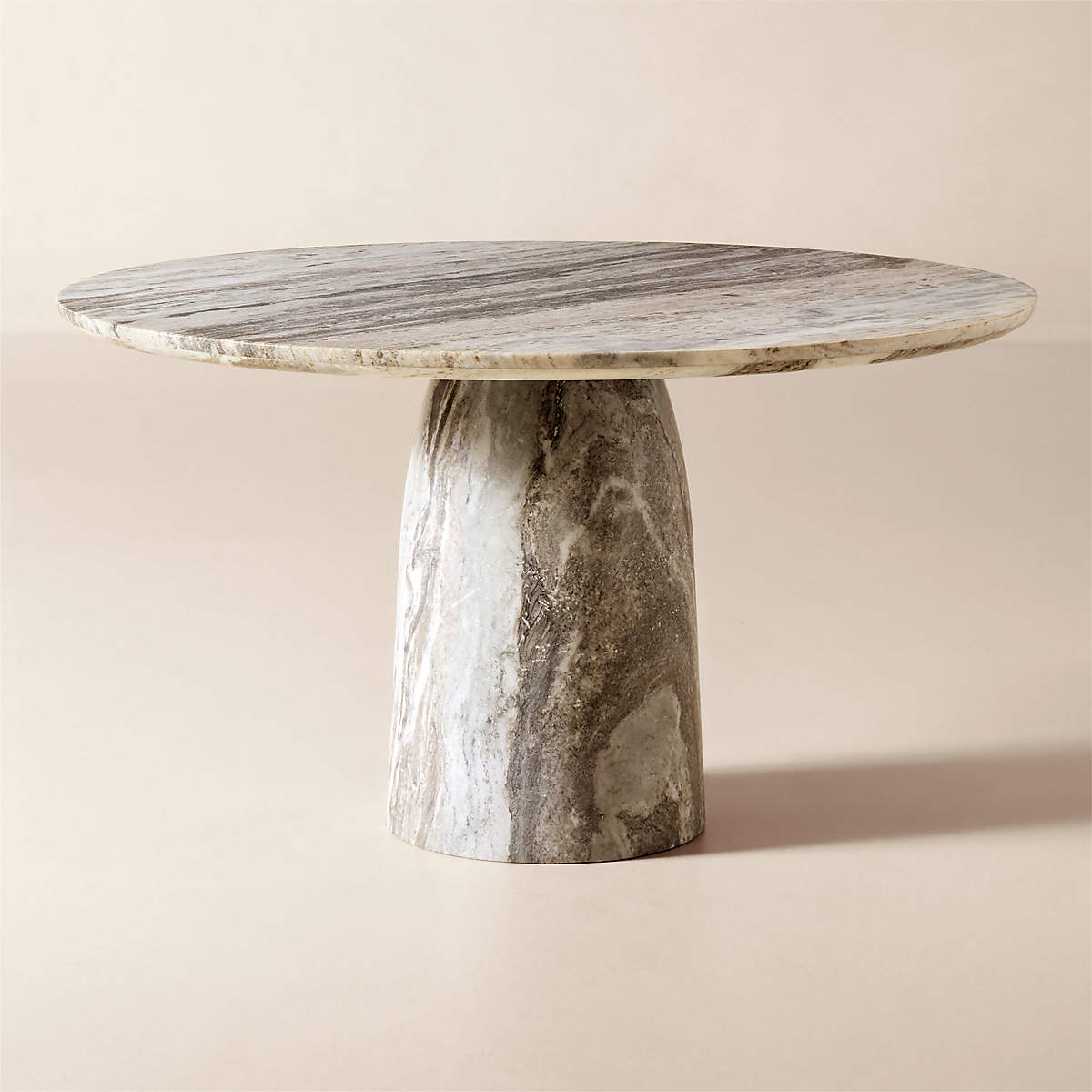 Babylon Marble Round Dining Table by Mermelada Estudio
