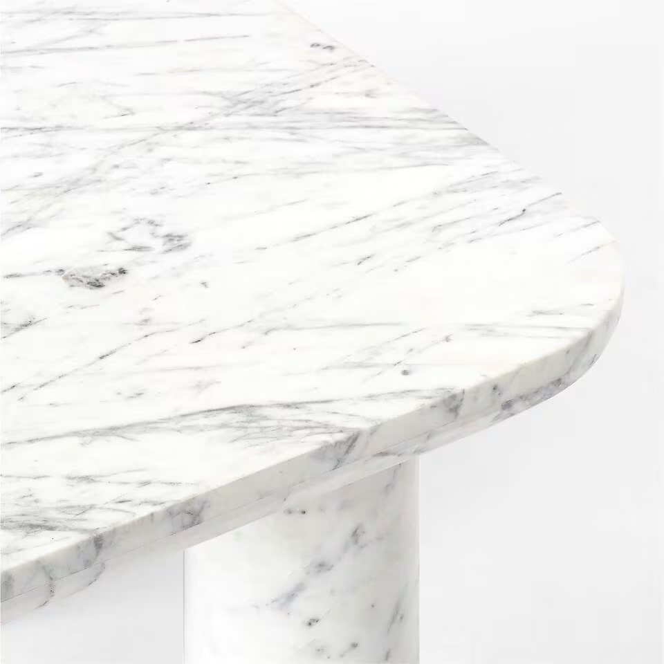 Babylon Marble Dining Table by Mermelada Estudio