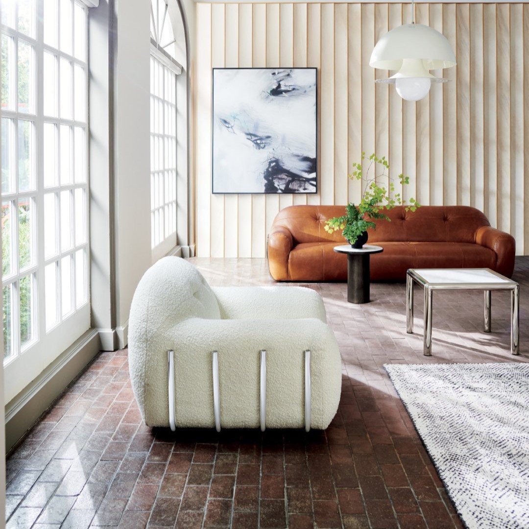 Conrad Wired Glass Coffee Table by Mermelada Studio