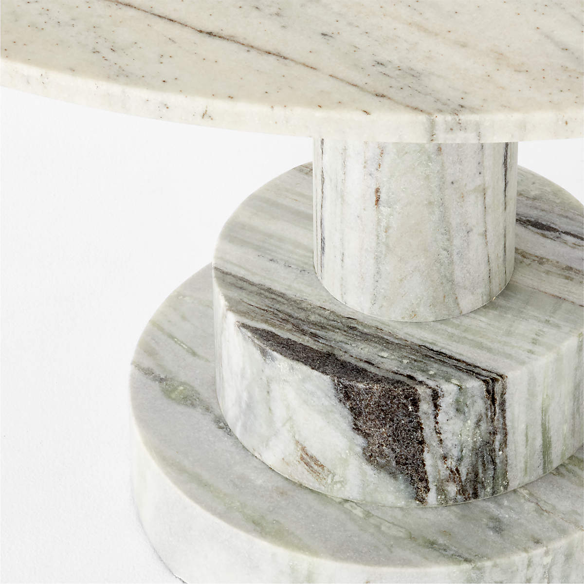 Kota Tiered Pedestal Dining Table by Mermelada Estudio