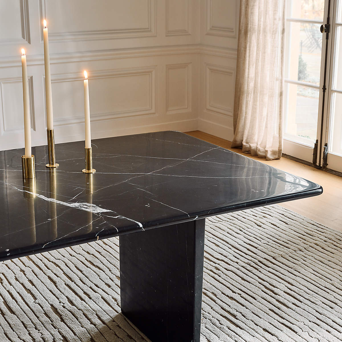 Kishi Marble Dining Table by Nifemi Marcus-Bello