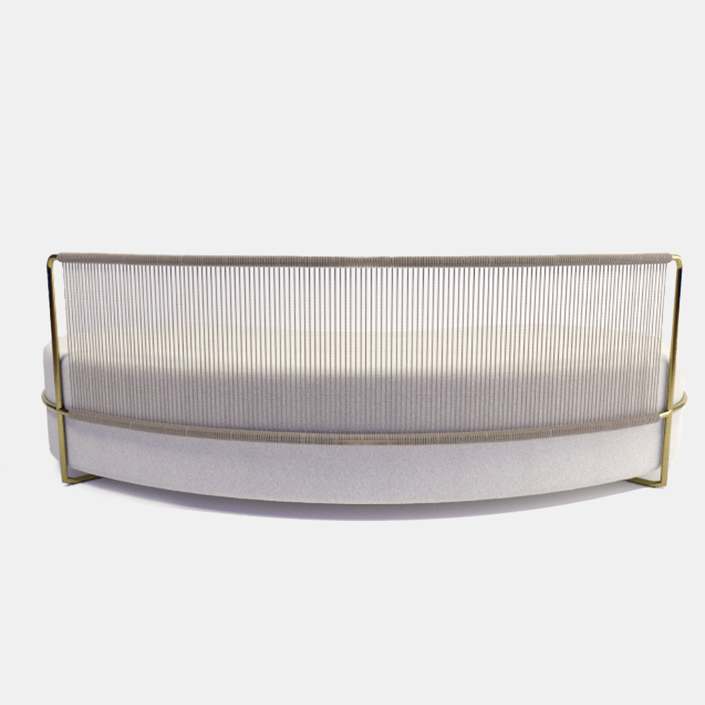 Oasis Curved Sofa by Pilar Iannibelli