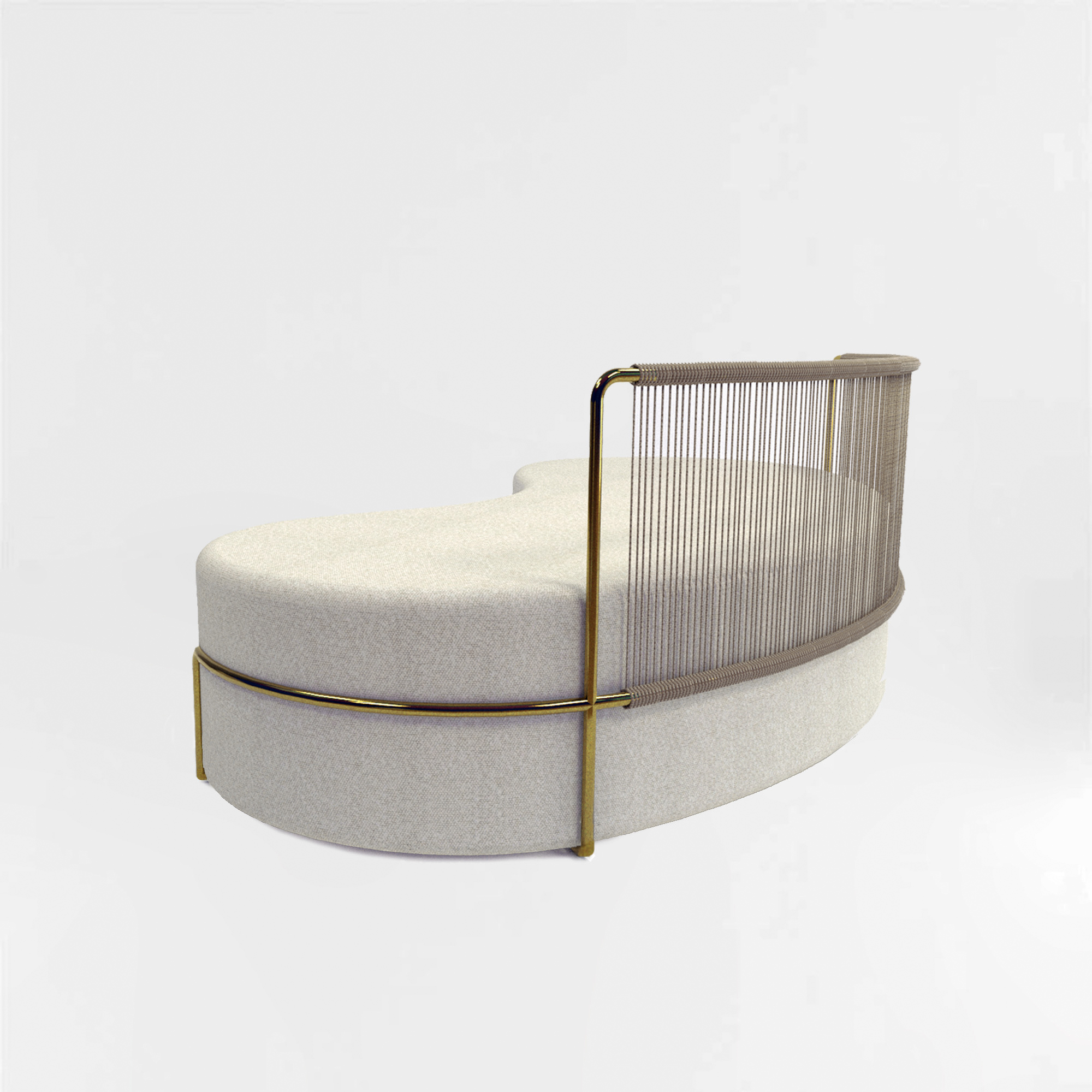 Oasis Curved Sofa by Pilar Iannibelli