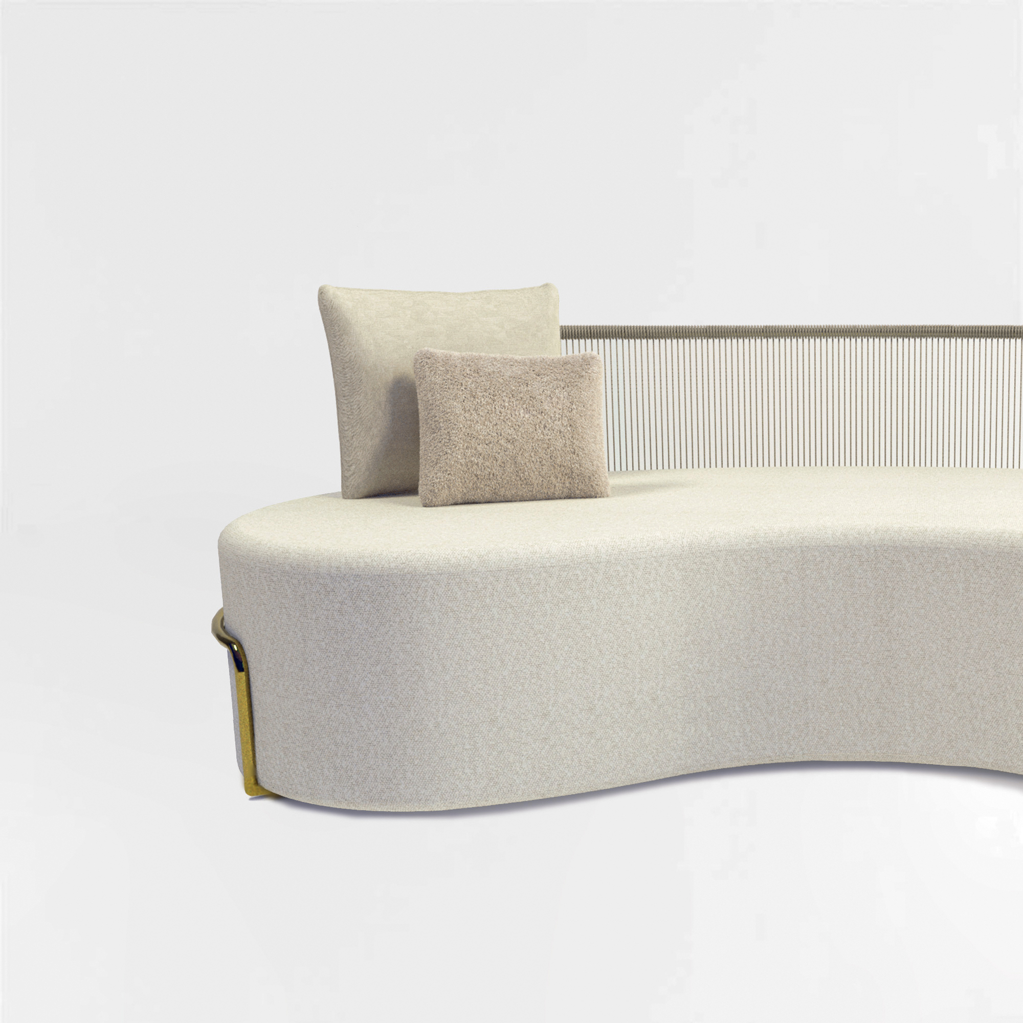 Oasis Curved Sofa by Pilar Iannibelli