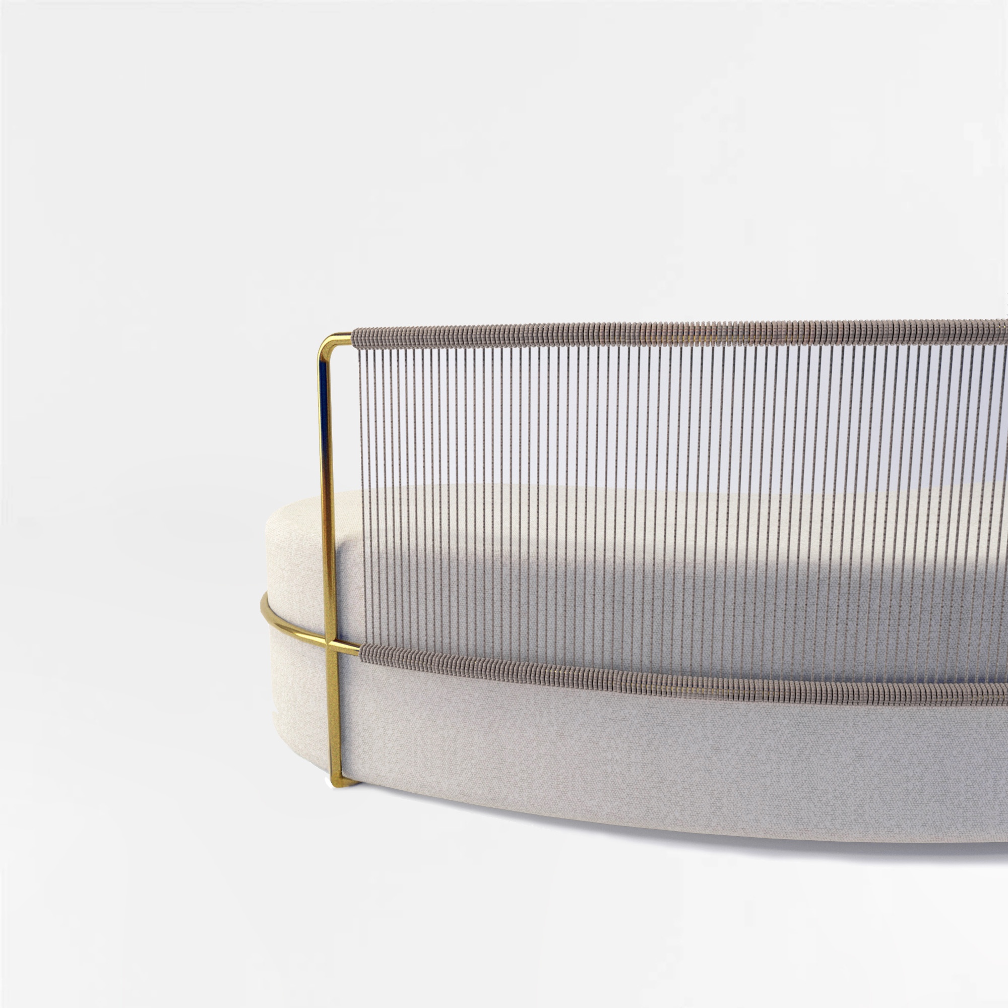 Oasis Curved Sofa by Pilar Iannibelli