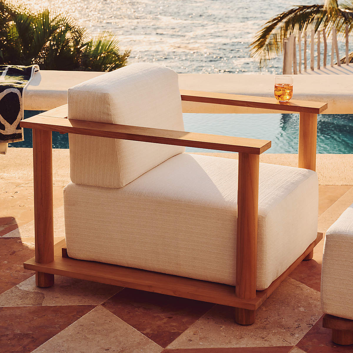 Pinet Teak Outdoor Chair by Ross Cassidy