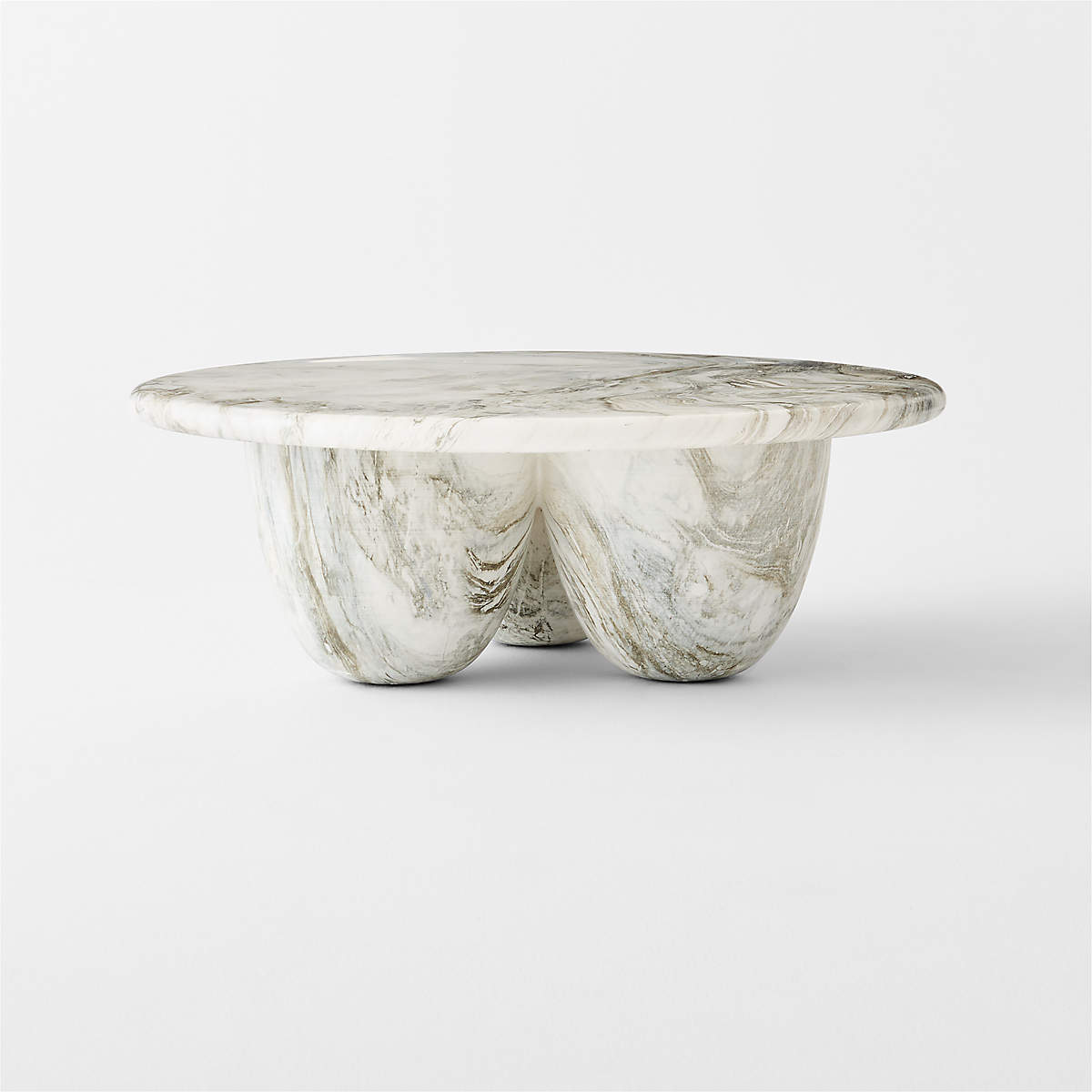 Cova Marbled Resin Coffee Table by Sam Baron