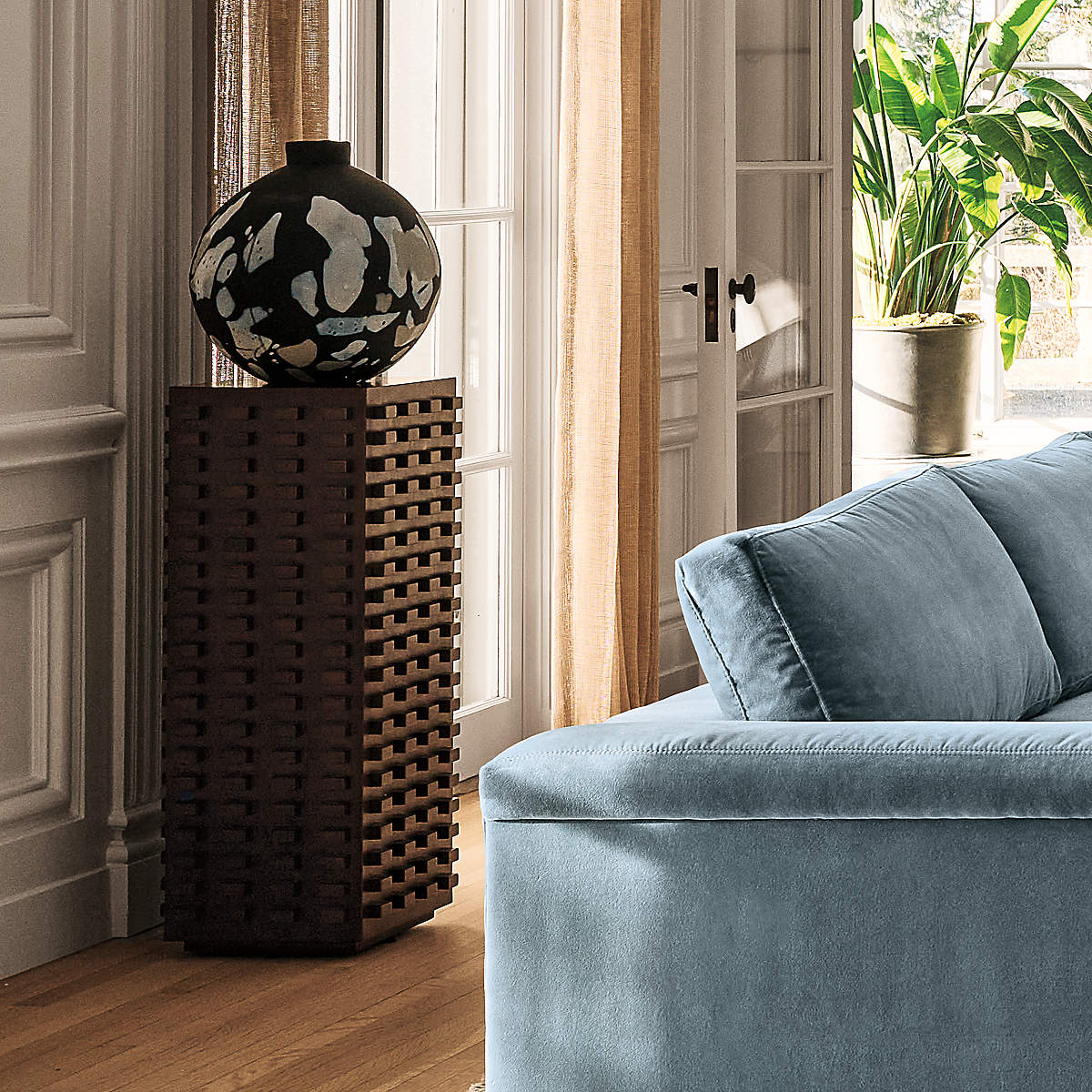 Toron Pedestal Table by Sandra Githinji