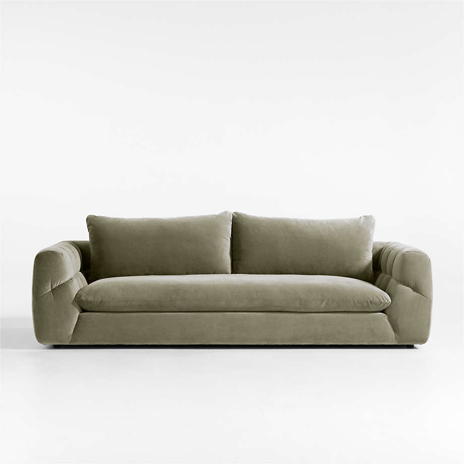 Ruvira Velvet Deep Seat Sofa