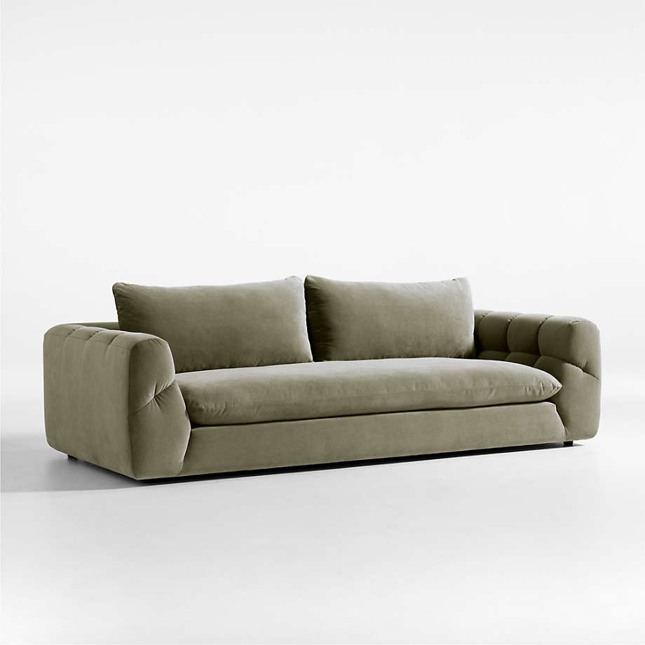 Ruvira Velvet Deep Seat Sofa